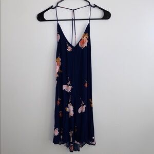 Forever 21 Navy Floral Mini Dress